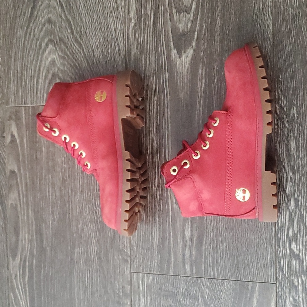 Timberland Boots RED - Kids size 12 shoes Unisex